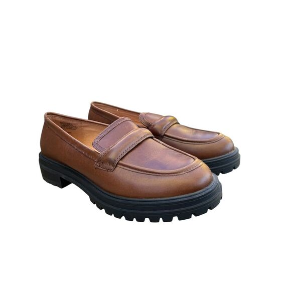 Madewell‎ The Bradley Lugsole Loafer in Brown Size 7 NG674 - Picture 1 of 9